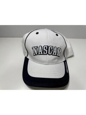 NASCAR Hat White And Blue